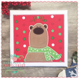 1230 Reindeer Bear Applique Design