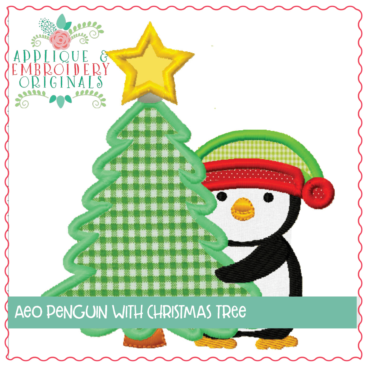 AEO 1281 Penguin with Christmas Tree 2