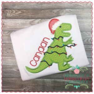 1322 Dinosaur T-Rex Lights Applique Design