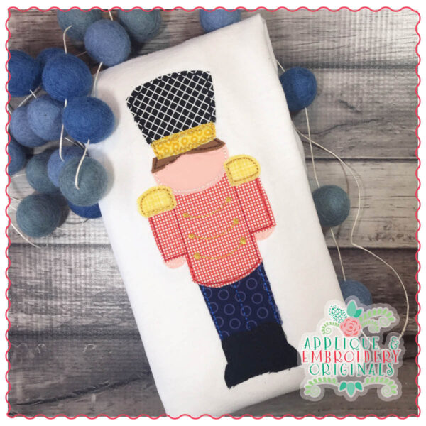 1346 Nutcracker Soldier Simple Stitch Applique Design