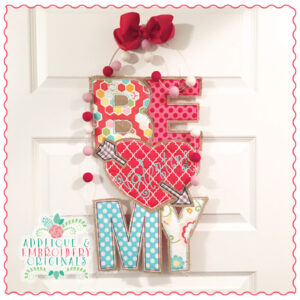 1374 Be My Valentine Door Hanger In-The-Hoop