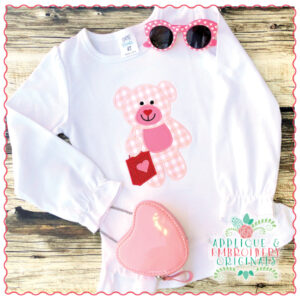 1384 Teddy Bear Gift Bag Applique Design