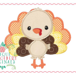 1392 Turkey Boy Applique Design