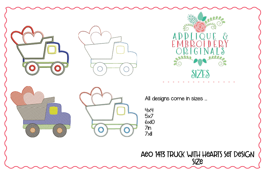 AEO 1413 Truck with Hearts SET 1