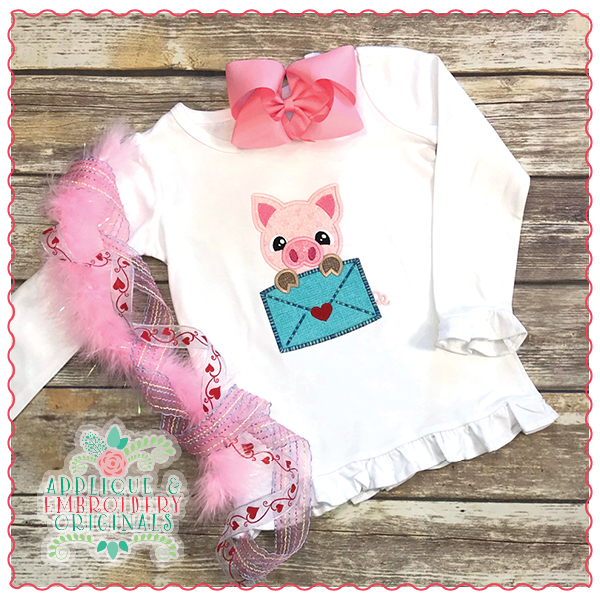 AEO 1422 Piggy with Love Letter 2
