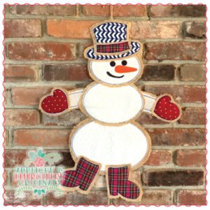 1425 Snowman Winter Door Hanger