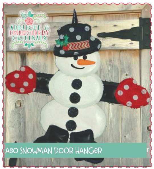 AEO 1425 Snowman Door Hanger 1