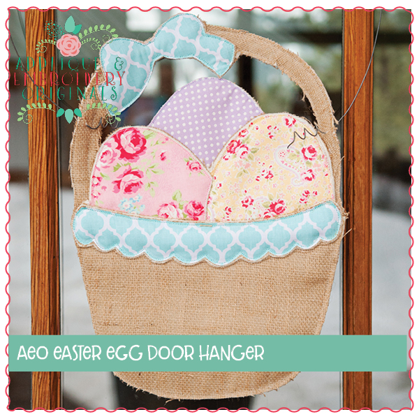 AEO 1471 Easter Basket Door Hanger 1