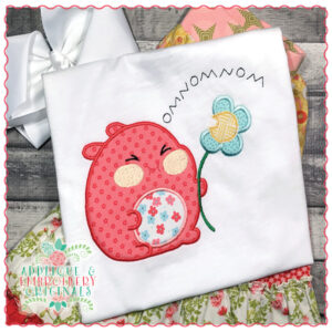 1494 Hungry Monster Applique Design