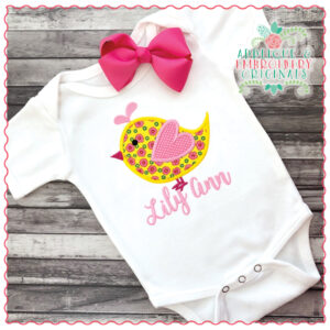1498 Sweet Bird Applique Design