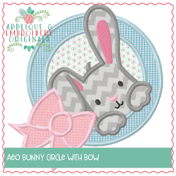 AEO 1524 Bunny Circle with Bow 5