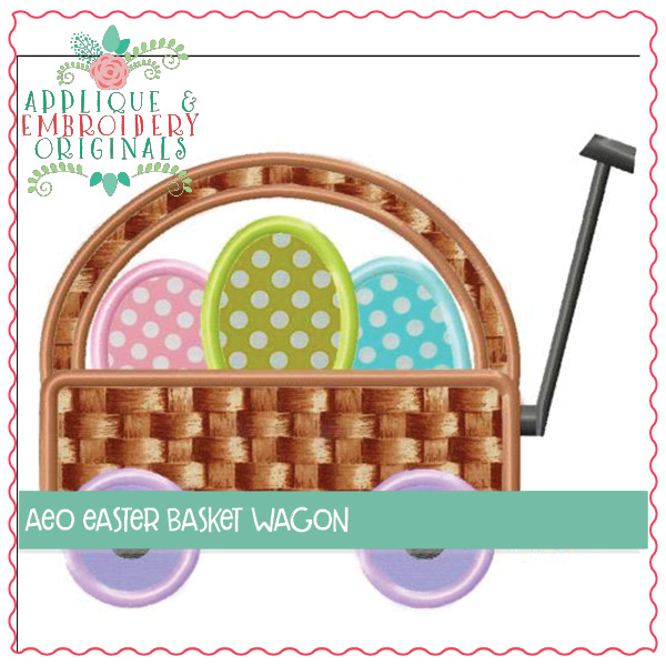 AEO 1547 Easter Basket Wagon 1