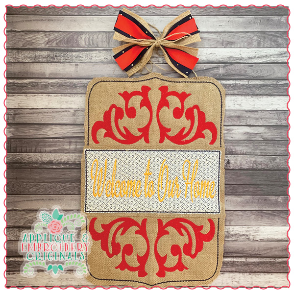 AEO 1553 Welcome Door Hanger 4