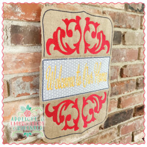 1553 Welcome Door Hanger