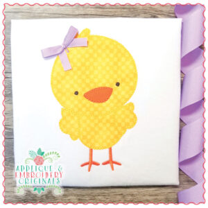 1572 Spring Chick Applique Design