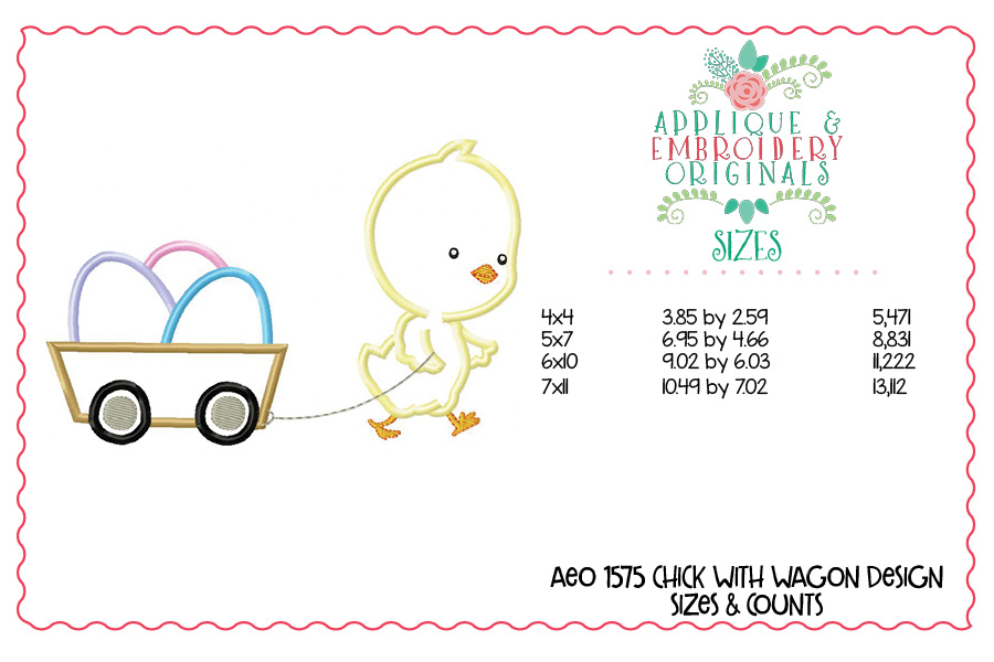 AEO 1575 Chick with Wagon 1