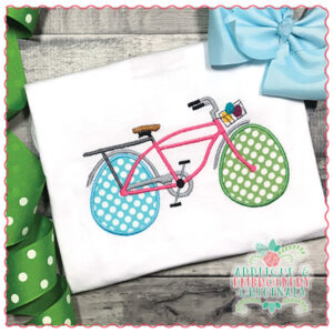 1576 Easter Egg Bike Applique Design