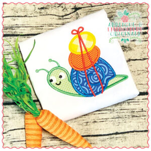 1582 Easter Snail Applique Design