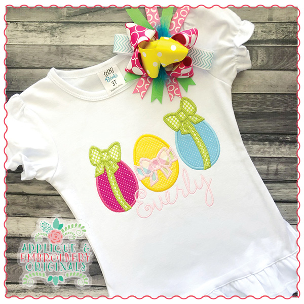 AEO XXX Egg Trio with Bows 3