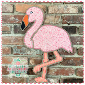 1596 Pink Flamingo Door Hanger Design