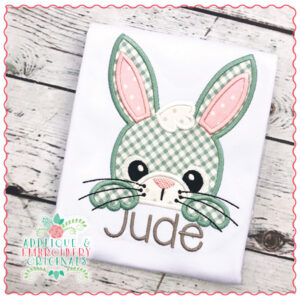 1600 Bunny Peeker Boy Applique Design