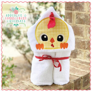 1631 Chicken Boy Hooded Towel Design