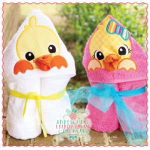 1639 Duck Set Hooded Towel Design