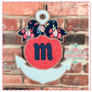 1645 Anchor Bow Door Hanger Design