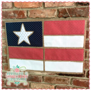 1648 Flag Door Hanger Design