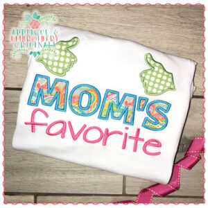 1667 Mom's Favorite Applique Design