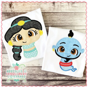 1685 Genie & Arabian Princess Applique Design Set