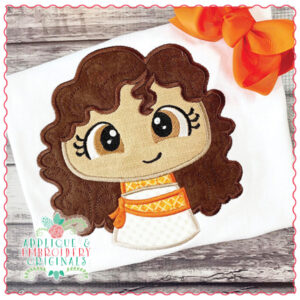 1689 Island Princess Applique Design