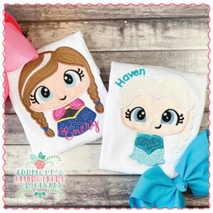 1689 Ice Princess Applique Design Set