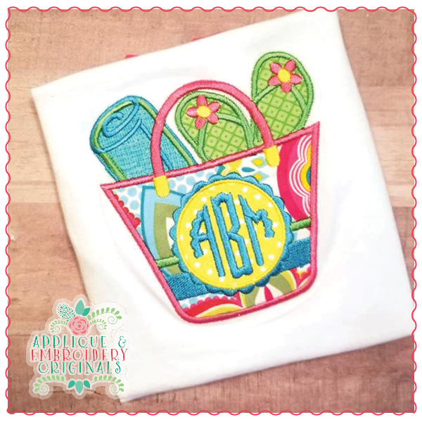 AEO 1702 Beach Bag Frame Monogram 4