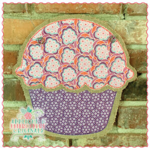 1718 Cupcake Door Hanger Design