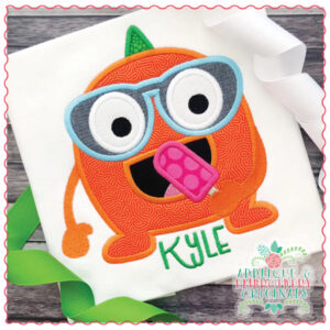1725 Popsicle Monster Applique Design