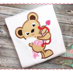 174 Cupid Bear Applique Design