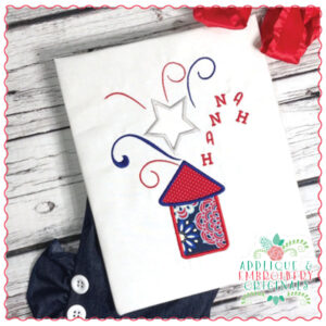 1742 Firecracker One Applique Design