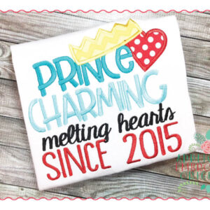 176 Prince Charming Since Applique Design