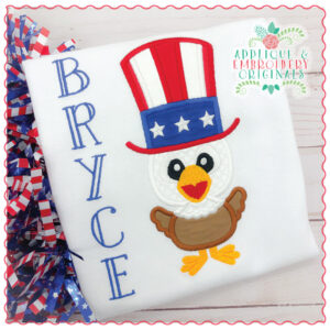1767 Patriotic Eagle Applique Design