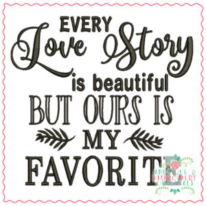 1771 Love Story Beautiful Embroidery Design