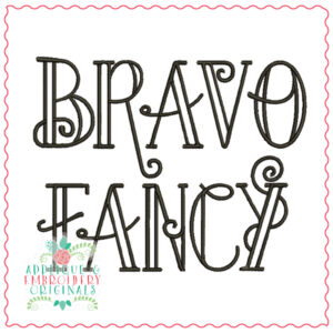 1774 Bravo Fancy Embroidery Font