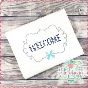 1794 Crossed Arrows Monogram Frame Design