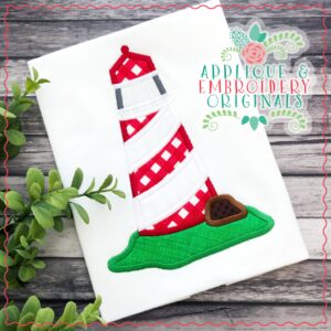 1806 Lighthouse Applique Design