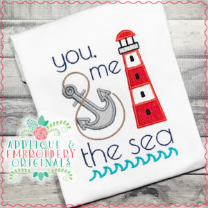 1807 You, Me & The Sea Applique Design