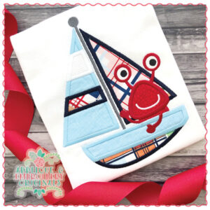 1809 Sailing Monster Applique Design