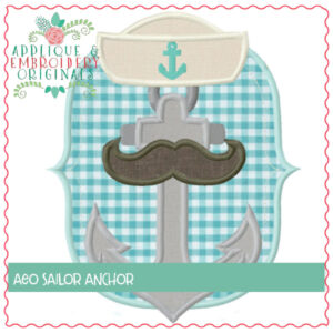 1810 Sailor Anchor Applique Design