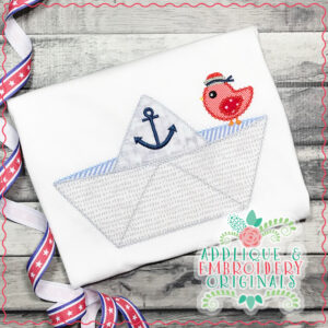 1811 Sailor Bird Applique Design