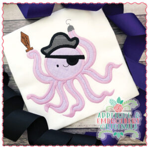 1824 Capri Octopus Applique Design