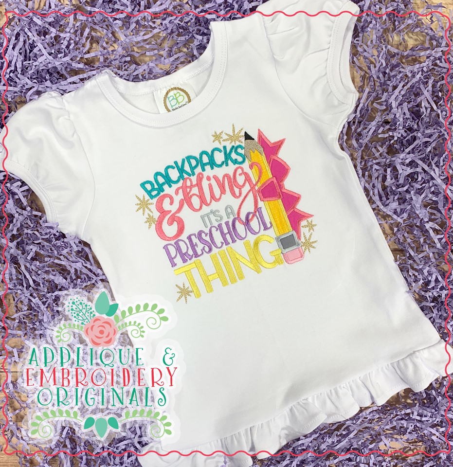 AEO 1855 Backpacks & Bling Preschool 2